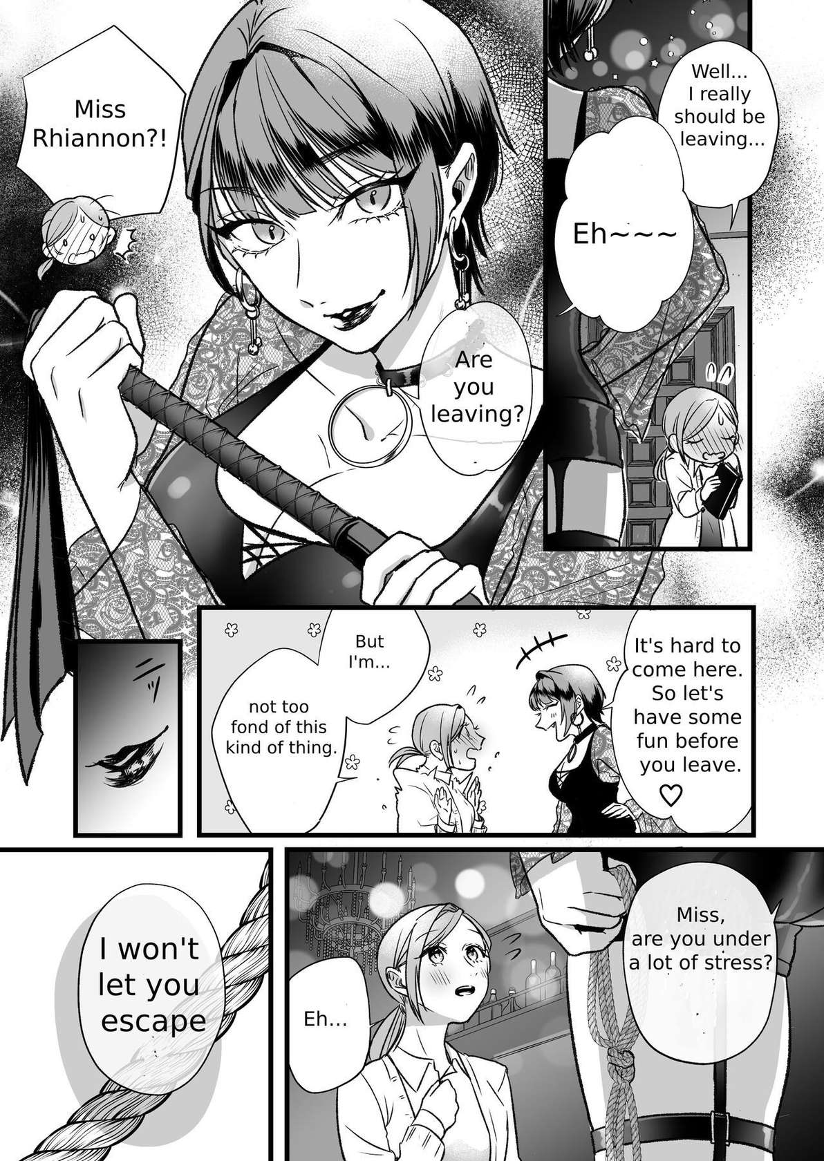 A story about a tired woman being beaten by an erotic woman.(ch 1-2)