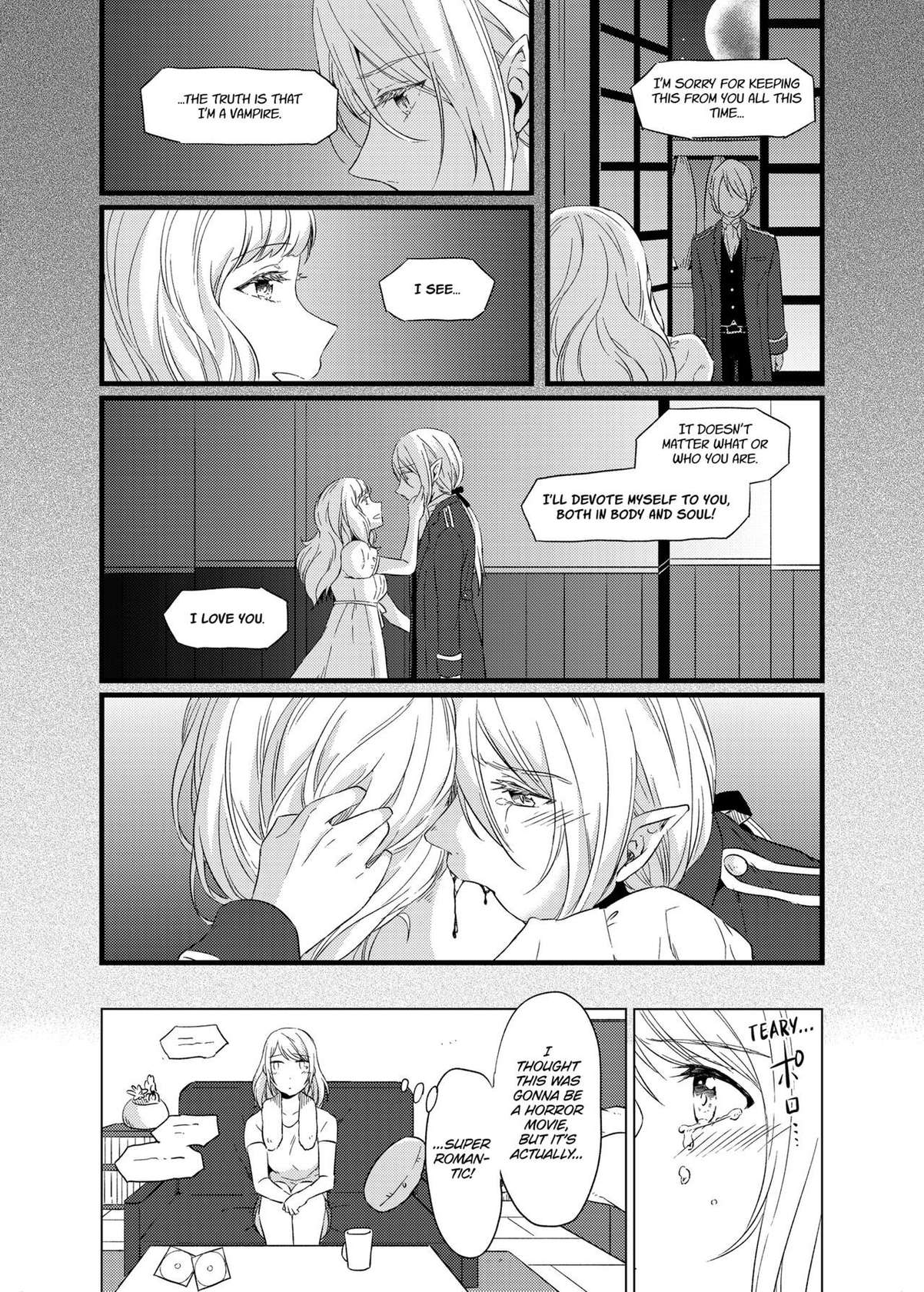 [Peropero Shuppan (Kazutoki Shiki)] WORKING WITH A VAMPIRE  [English] [Decensored] [Digital]