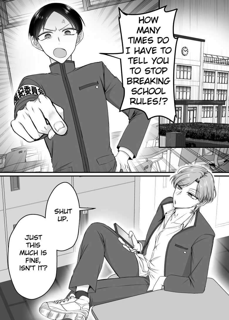 [Amaia Okashi Seisakusho (Moegi Ojisan, HNZM)] The Discipline Committee Chairman is a Sexual-Relief Bunny!? [TheFrogManScans]