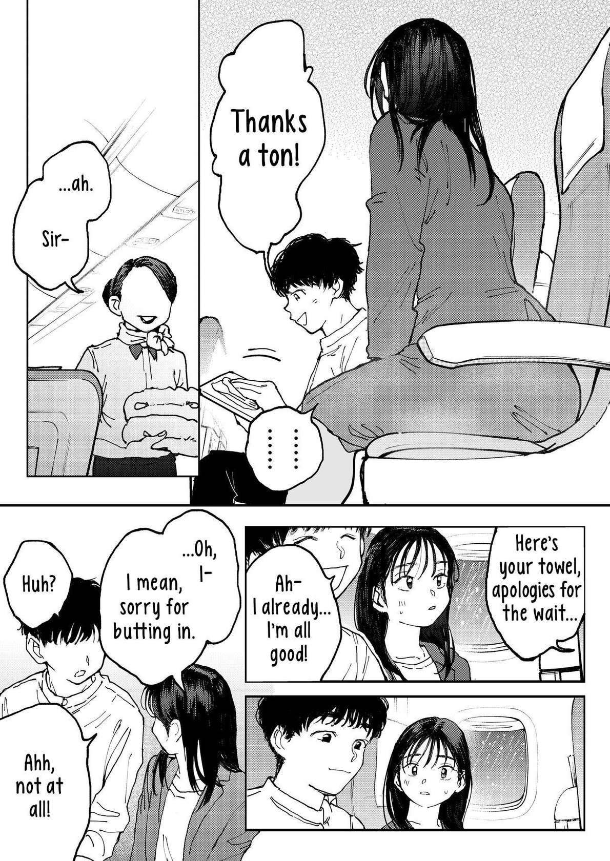 [Denbu Momo] Muramura OL-san wa Hikouki no Naka demo Seiyoku o Mitashitai | Horny OL-san, even on an Airplane, Wants To Satisfy Her Sexual Desires [English] [Digital]