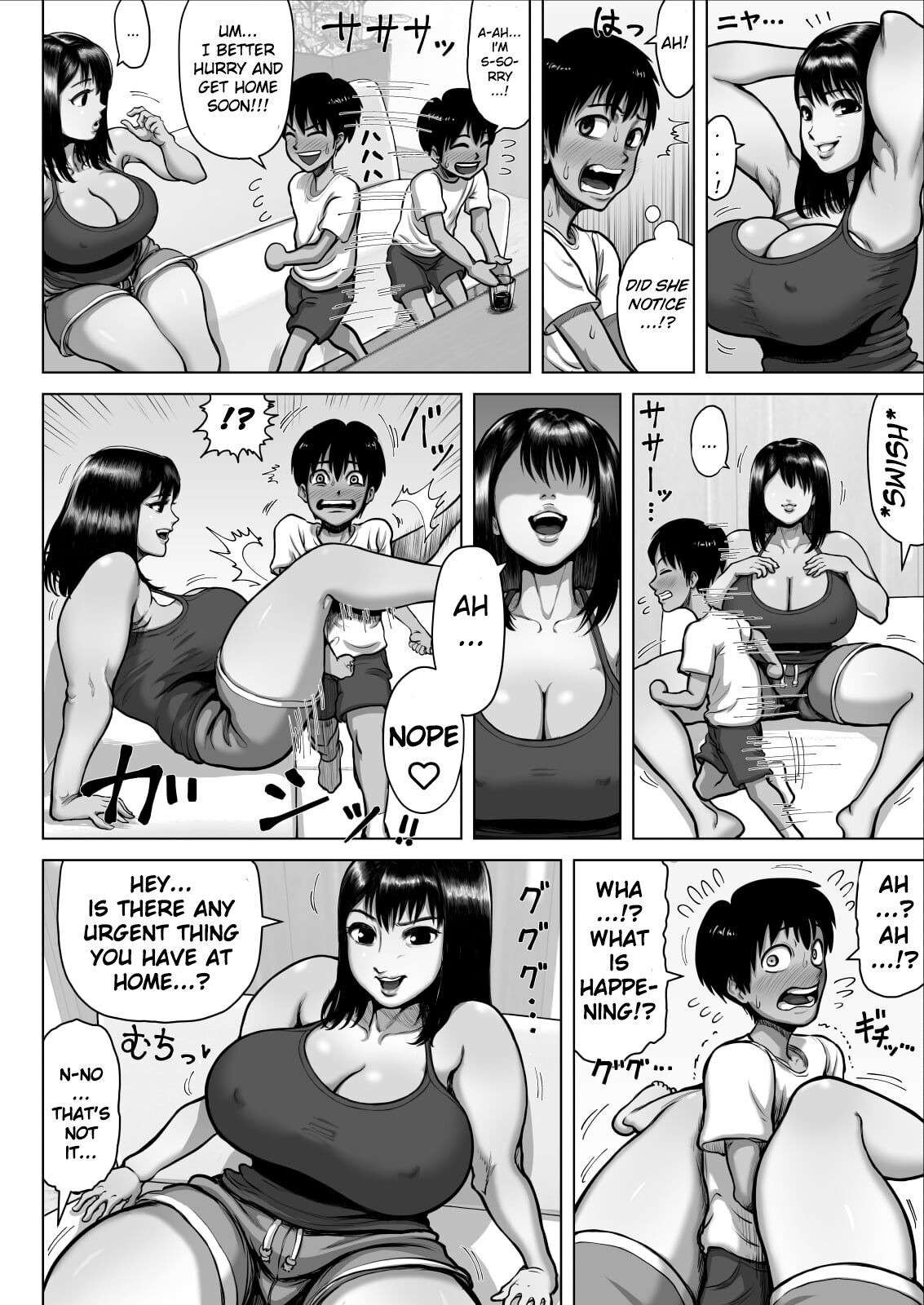 [Azami Donburi (Azamidon)] Tomodachi no Mama ga Bakunyuu sugite... | My Friend's Mom has huge breasts...