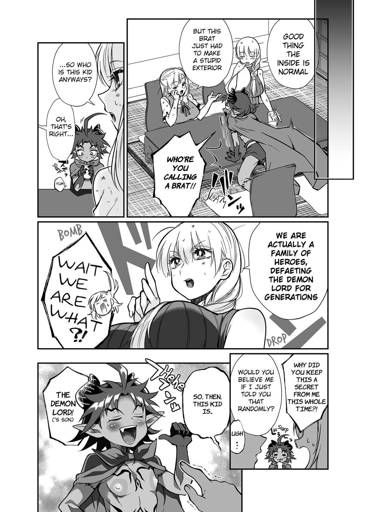 [Junk Food (Teritama Potekora)] There's no way I, The Demon Lord got Screwed by the Hero! [English]