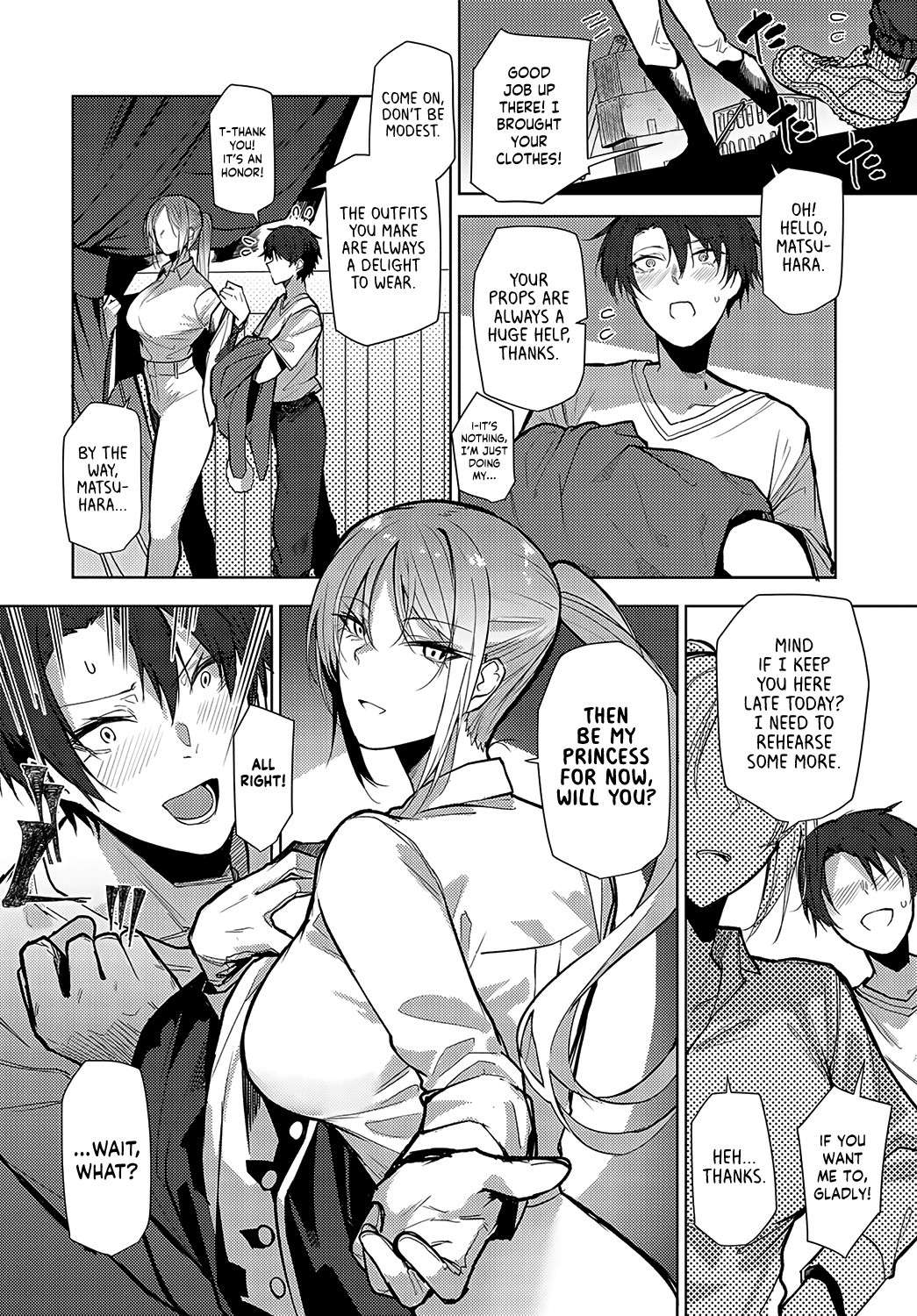 [Okyou] Backstage LOVE (COMIC Anthurium 2024-02) [English] [Shiromaru] [Digital]