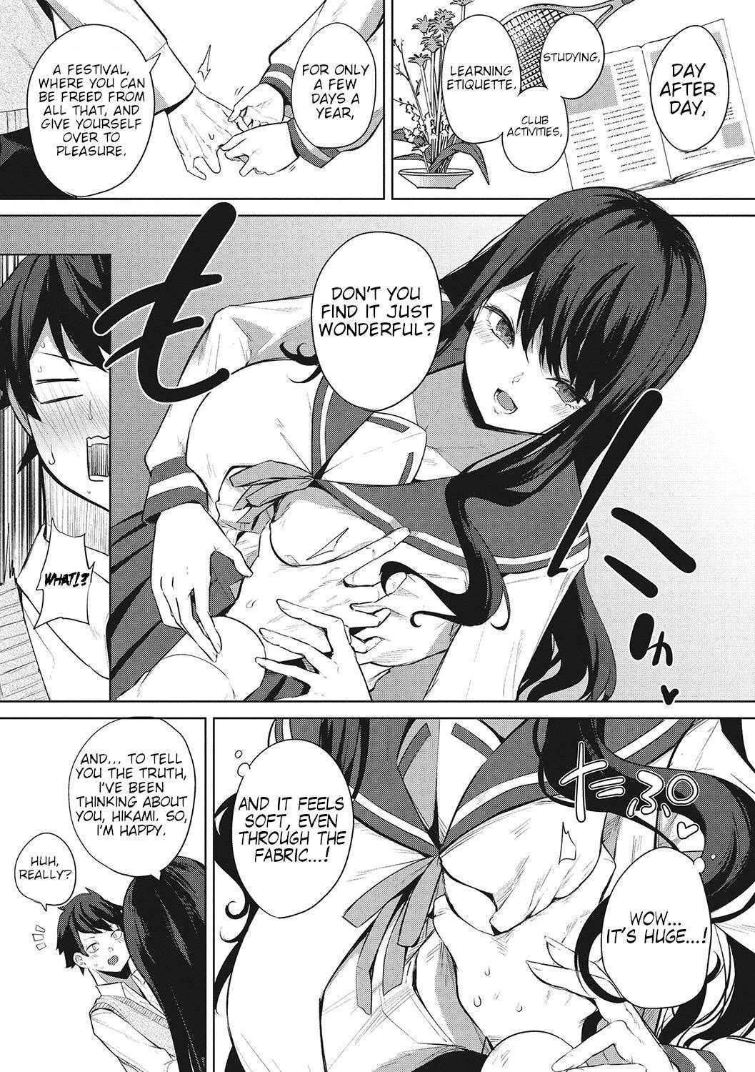 [Kurokawa Otogi] Amaterasu Jogakuin Bunkasai Ch. 1 | Amaterasu Girls' Academy Culture Festival Chapter 1 (COMIC HOTMILK 2021-03) [English] [Digital]