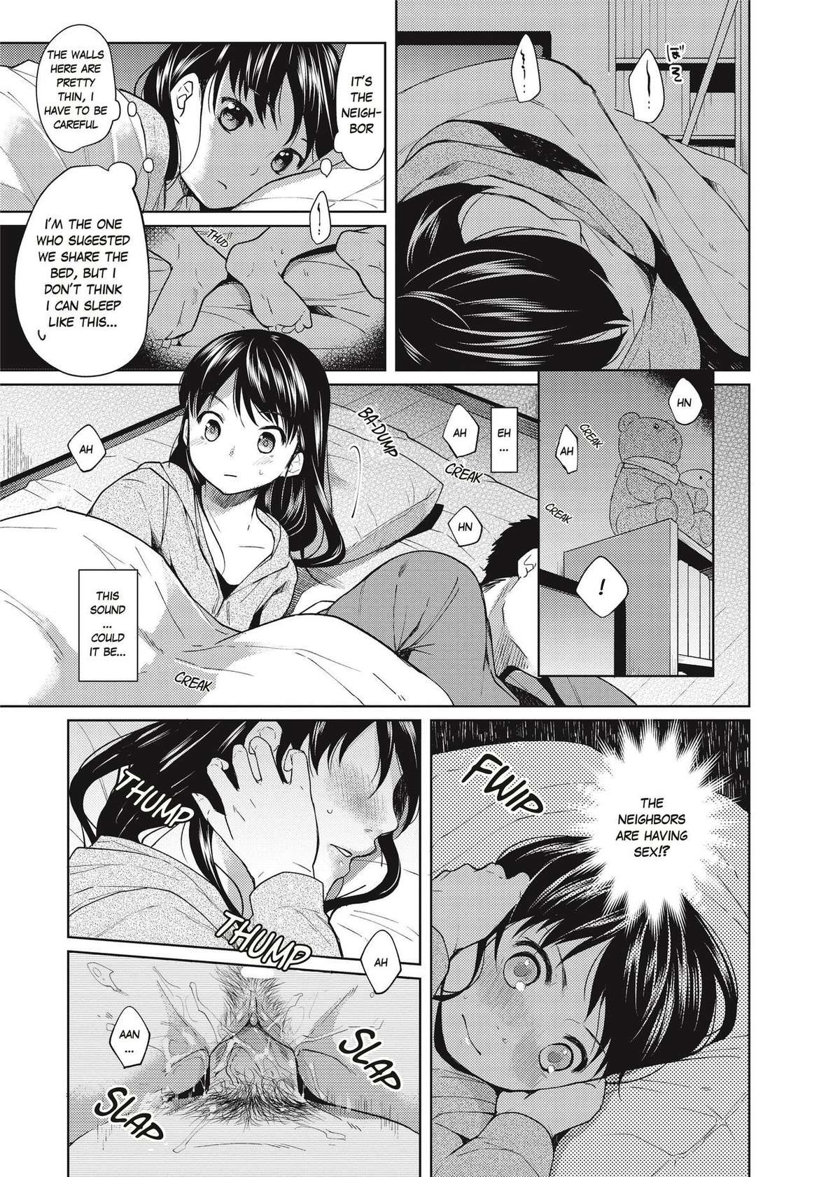 [Fumitsuki Sou] 1 Room Apartment + Highschool Girl Suddenly Living Together? Close Contact!? First Sex!!? Ch. 1 [English] [Project-H] [Decensored] [Digital]