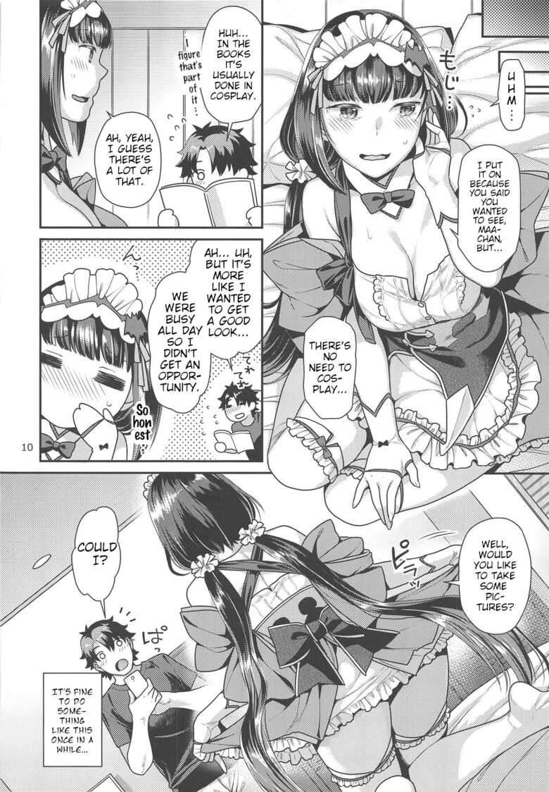 (COMIC1☆15) [Nekomataya (Nekomata Naomi)] Maid Cos Osakabehime to Off-Pako Suru Hon | Having Off-Pako With Maid Cos Osakabehime Book (Fate/Grand Order) [English]