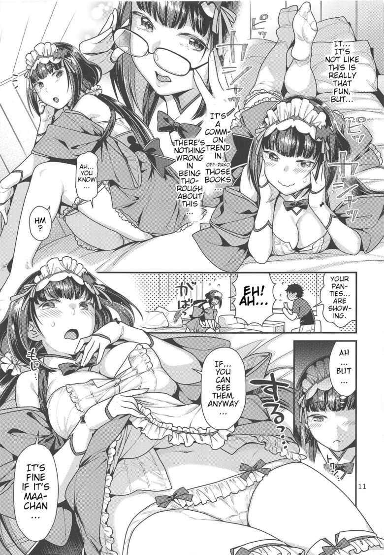 (COMIC1☆15) [Nekomataya (Nekomata Naomi)] Maid Cos Osakabehime to Off-Pako Suru Hon | Having Off-Pako With Maid Cos Osakabehime Book (Fate/Grand Order) [English]