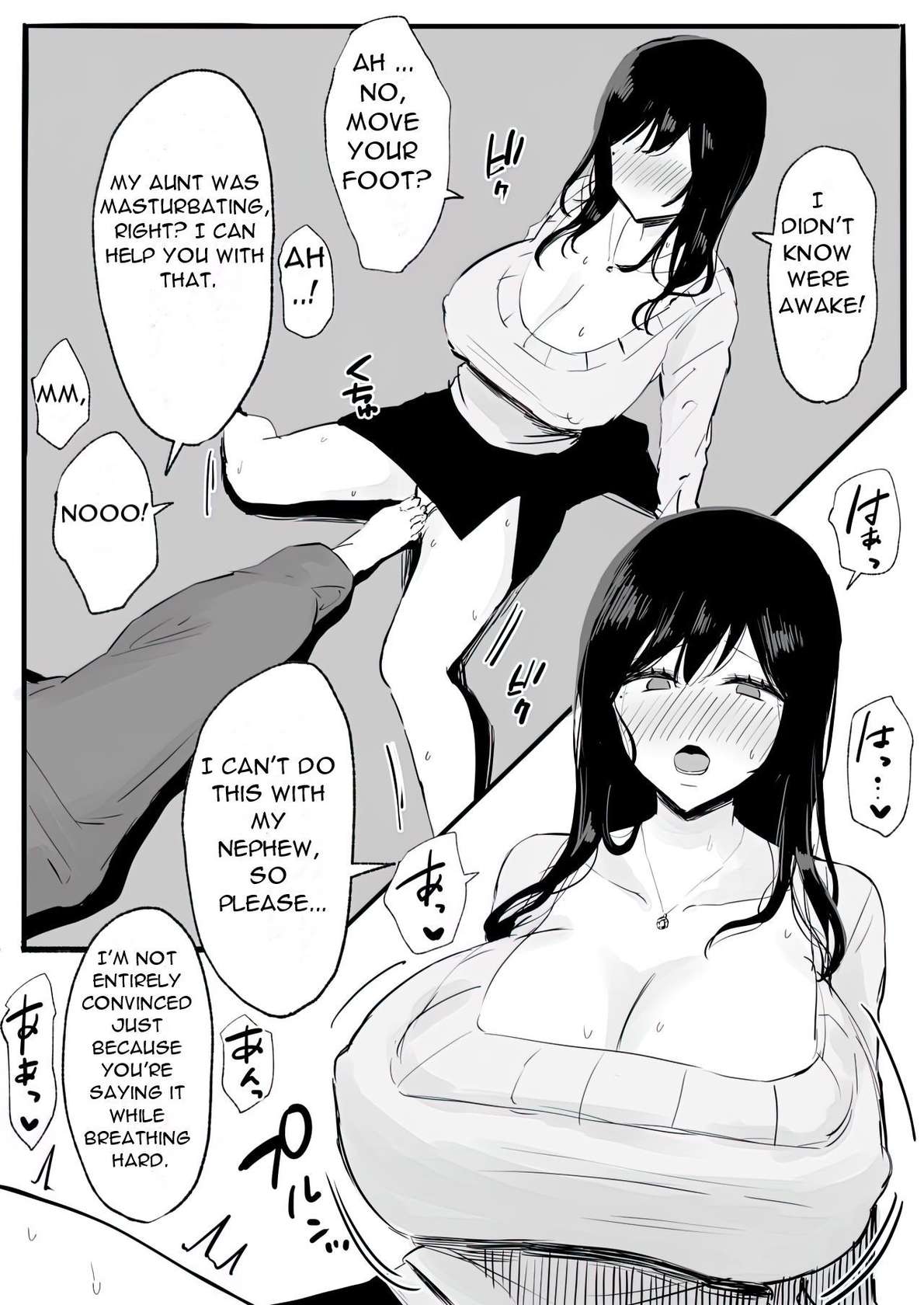 [Tenshi no Wakka] Kyounyuu de Bijin na Obasan gan Kotatsu de Onanieshite Takara Asa Made Hamemakutta - My Busty, Beautiful Aunt was Masturbating in the Kotatsu, So I Fucked Her until... [English][DarklordMTLs]