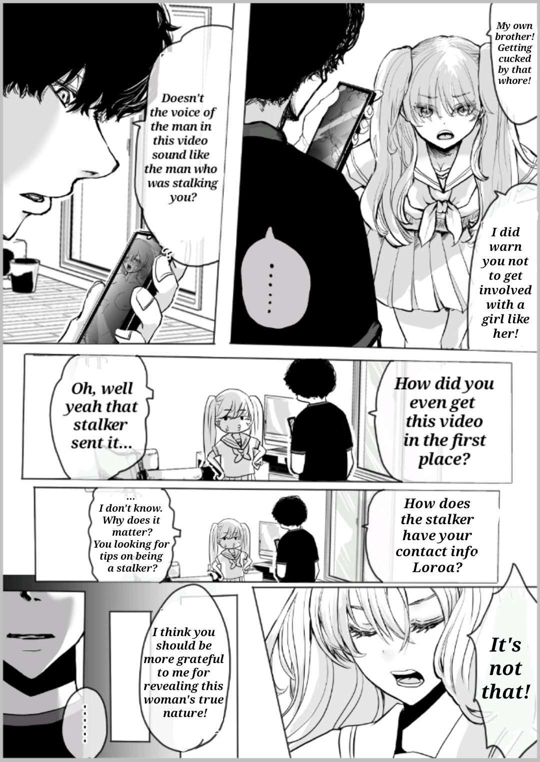 [adel] 髪を切る漫画 [English]