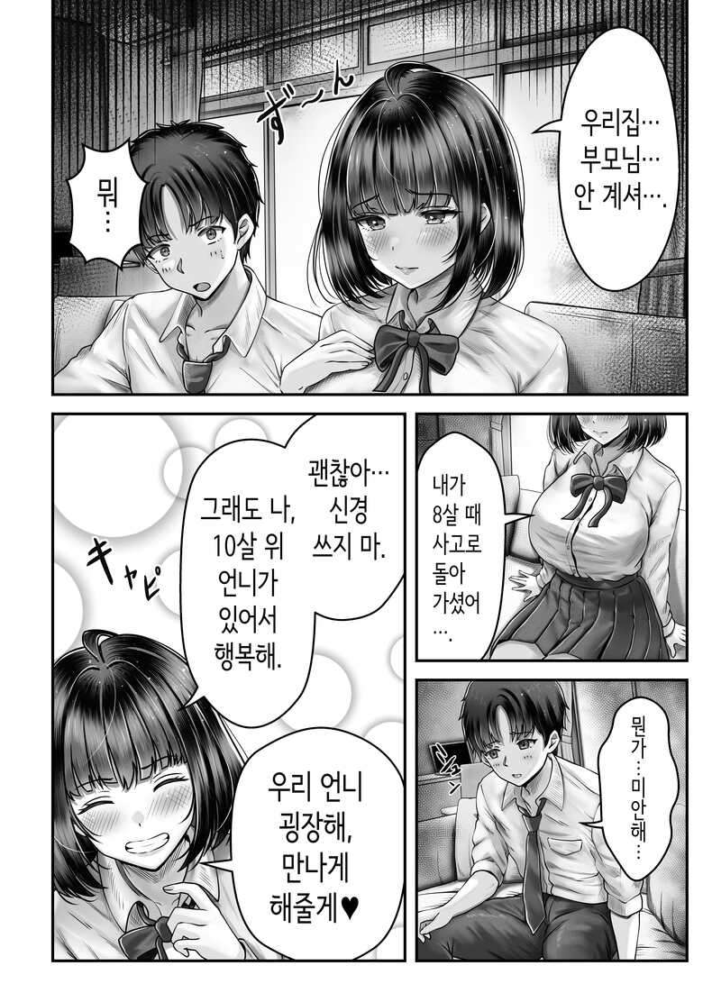 [&norino] Sono Toshi no Hanareta Kurokami Shimai to O〇ko suru Hanashi | 그 나이 차이나는 흑발 자매와 섹스하는 이야기. [Korean] [Digital]