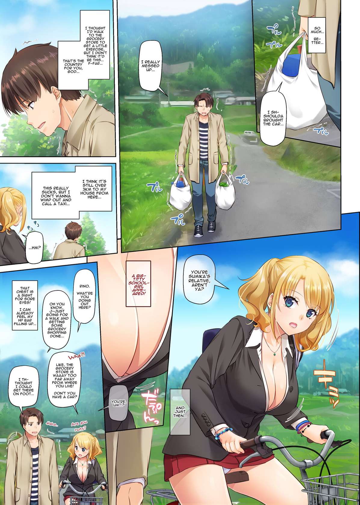 [Digital Lover (Nakajima Yuka)] Inaka no Deaikei Gal wa Kyonyuu Shojo!? DLO-15 | Hooking Up With a Countryside Big-Titty Virgin - DLO-15 [English]  [Digital]