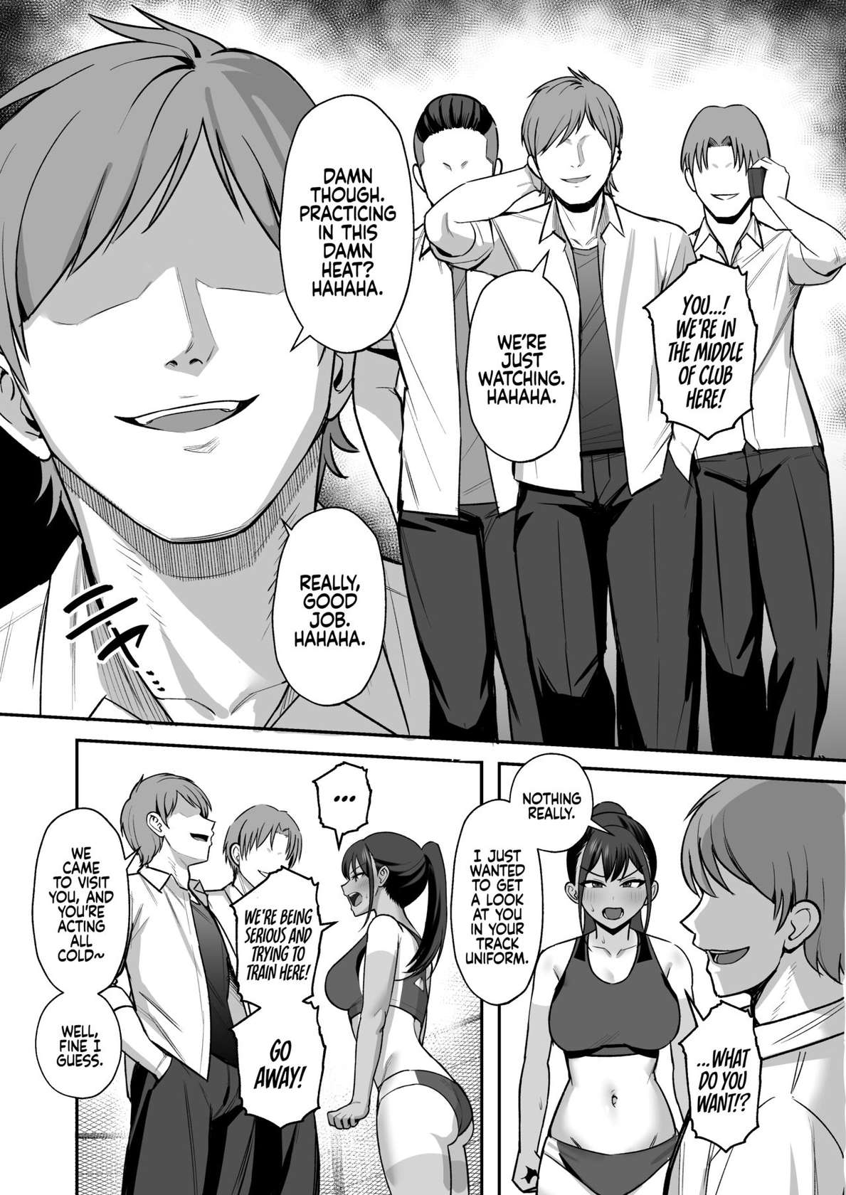 [Eat in (Toin)] Rikujoubu Buchou, Yankee-tachi ni Otosareru | The Captain of the Track and Field Club Surrenders to a Bunch of Delinquents [English] [Coffedrug] [Digital]