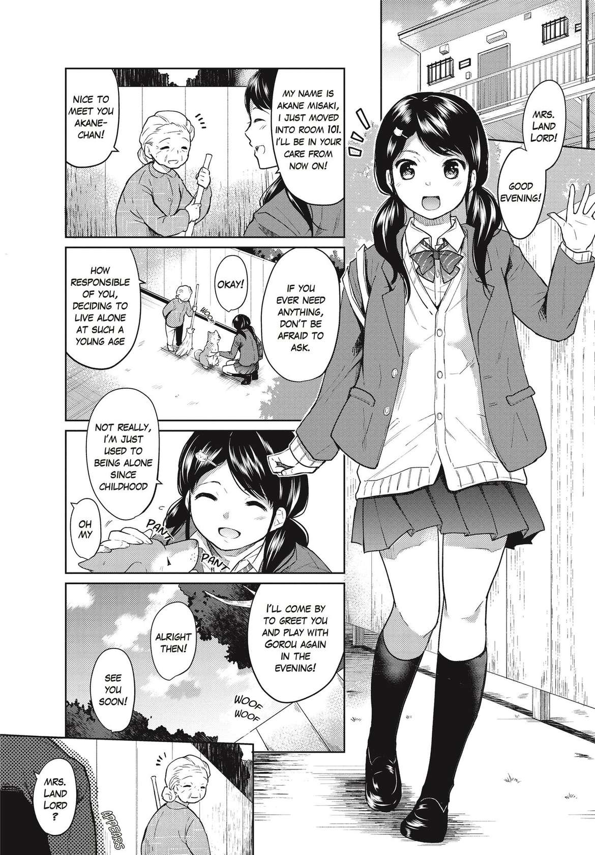 [Fumitsuki Sou] 1 Room Apartment + Highschool Girl Suddenly Living Together? Close Contact!? First Sex!!? Ch.1-6 [English] [Project-H] [Decensored] [Ongoing]