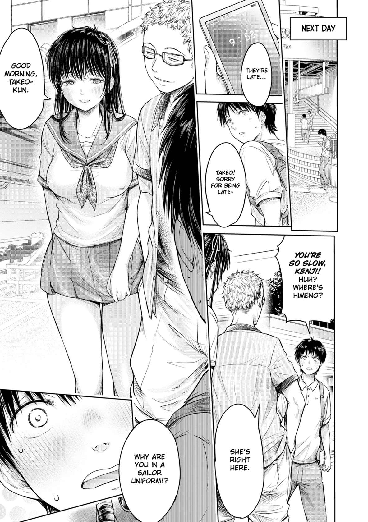 [H9] Kanojo ni Kokuhaku Suru Mae ni Tomodachi ni Nakadashi Sareta... 5 | Before I Could Confess, My Buddy Came Inside of Her... 5 [English][Chalklog]]