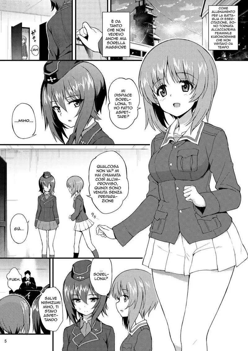 [Kyockchokyock (Kyockcho)] Nishizumi Shimai Ryoujoku | Sorelline Pervertite 1 (Girls und Panzer) [Italian] [Digital]