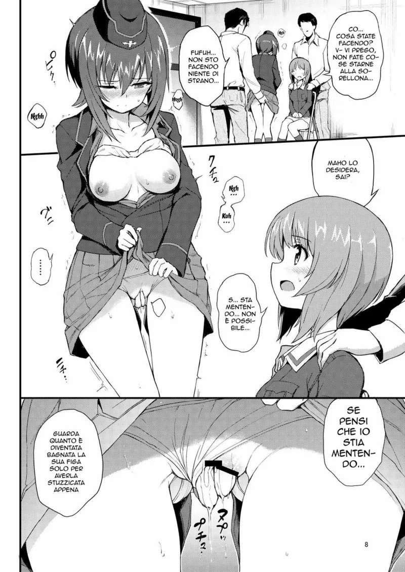 [Kyockchokyock (Kyockcho)] Nishizumi Shimai Ryoujoku | Sorelline Pervertite 1 (Girls und Panzer) [Italian] [Digital]