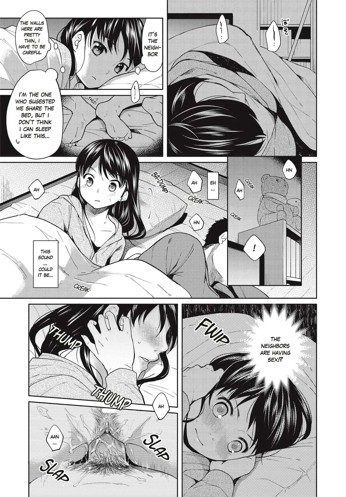 [Fumitsuki Sou] 1 Room Apartment + Highschool Girl Suddenly Living Together? Close Contact!? First Sex!!? Ch.1-8 [English] [Project-H] [Decensored] [Ongoing]