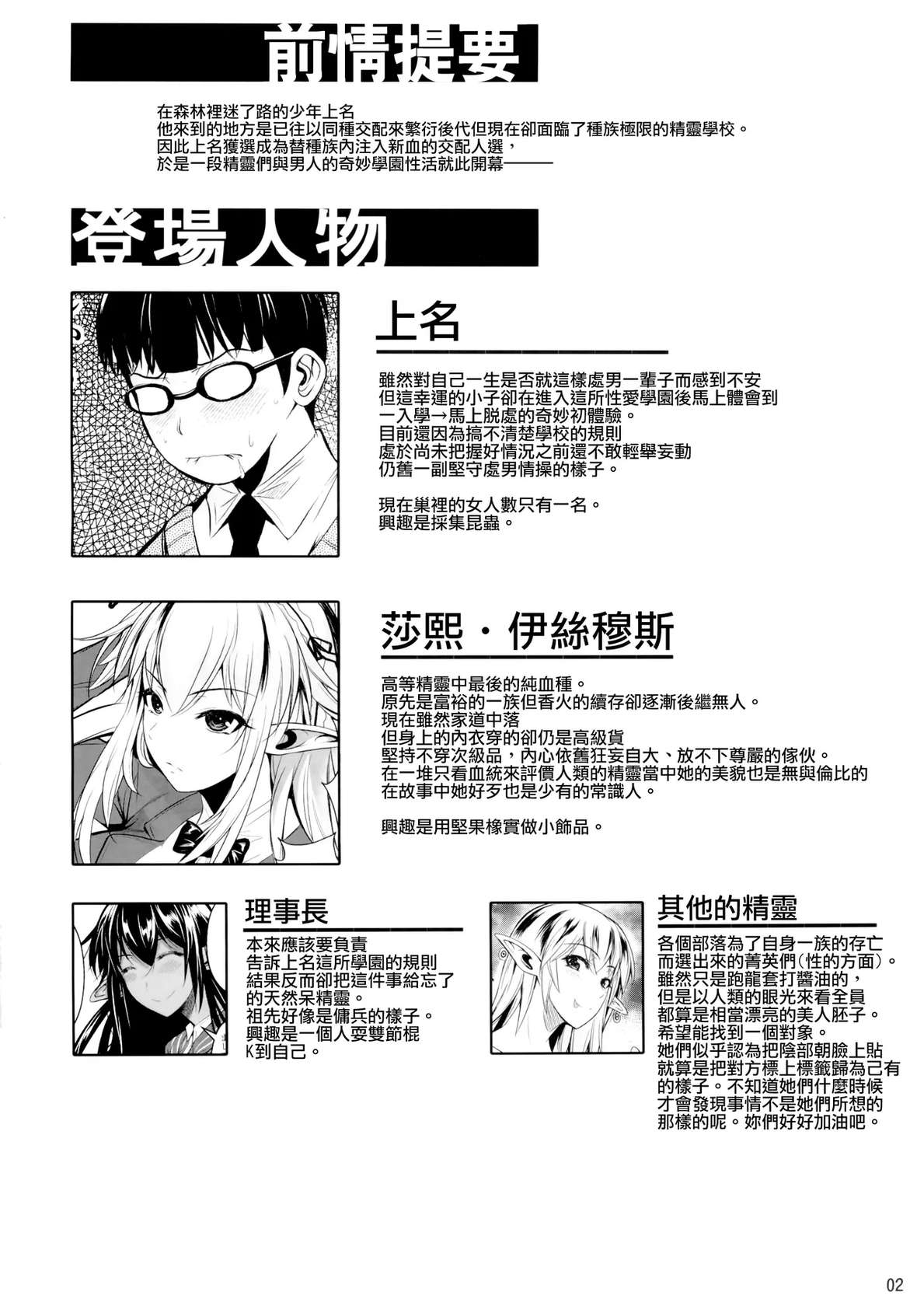 (C88) [Shoot The Moon (Fuetakishi)] High Elf × High School Haku [Chinese] [我尻故我在個人漢化] [Lazarus H] [Decensored]