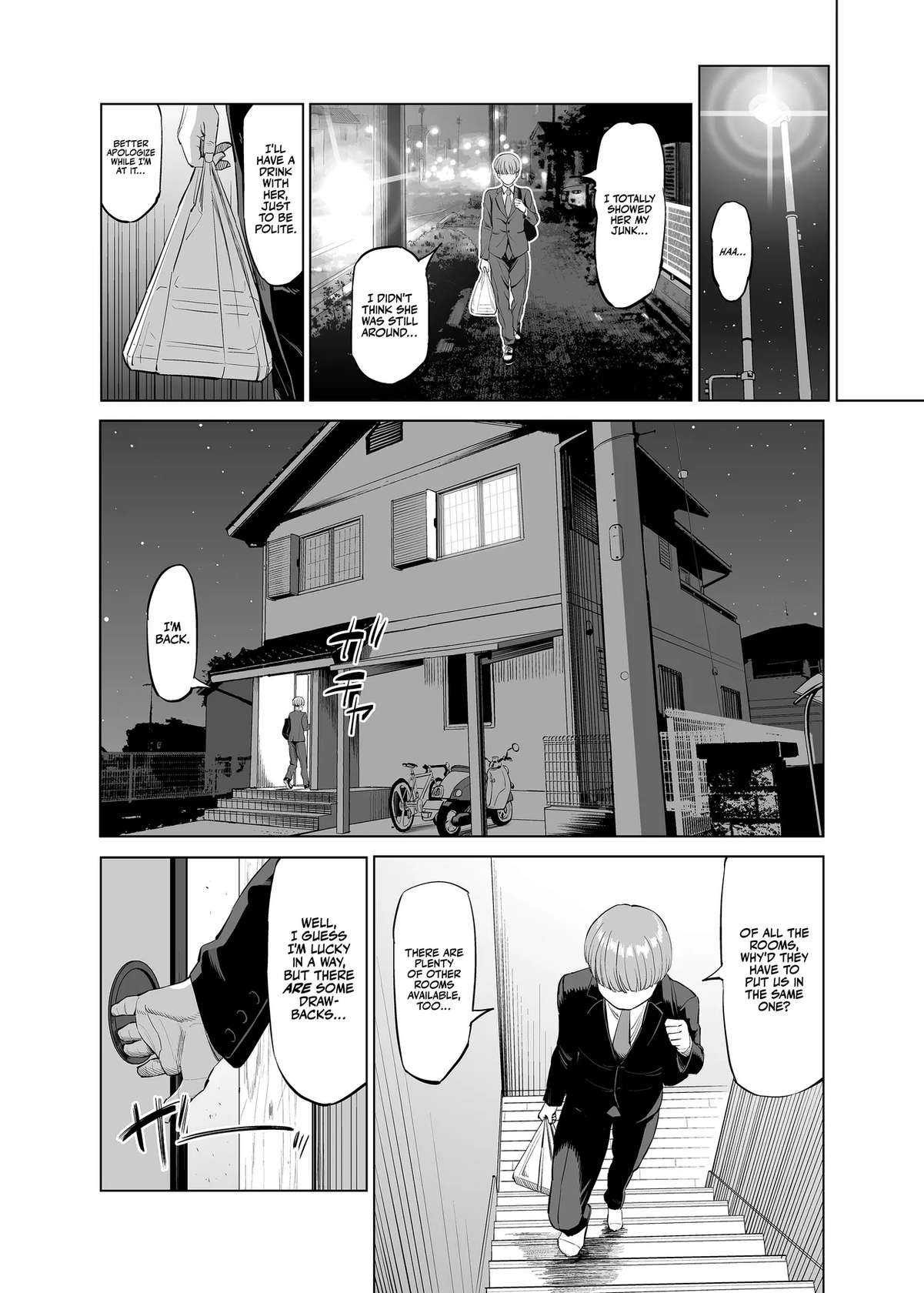 [R Koubou (Ruzi)] Yokkyuu Fuman na Share House no Juunin Otagai Seiyoku Tsuyoi node Souiu Kankei ni Nacchaimashou ka | Frustrated Share House Residents - Why don't we just get together since we're both horny? [English] [korafu] [Digital]