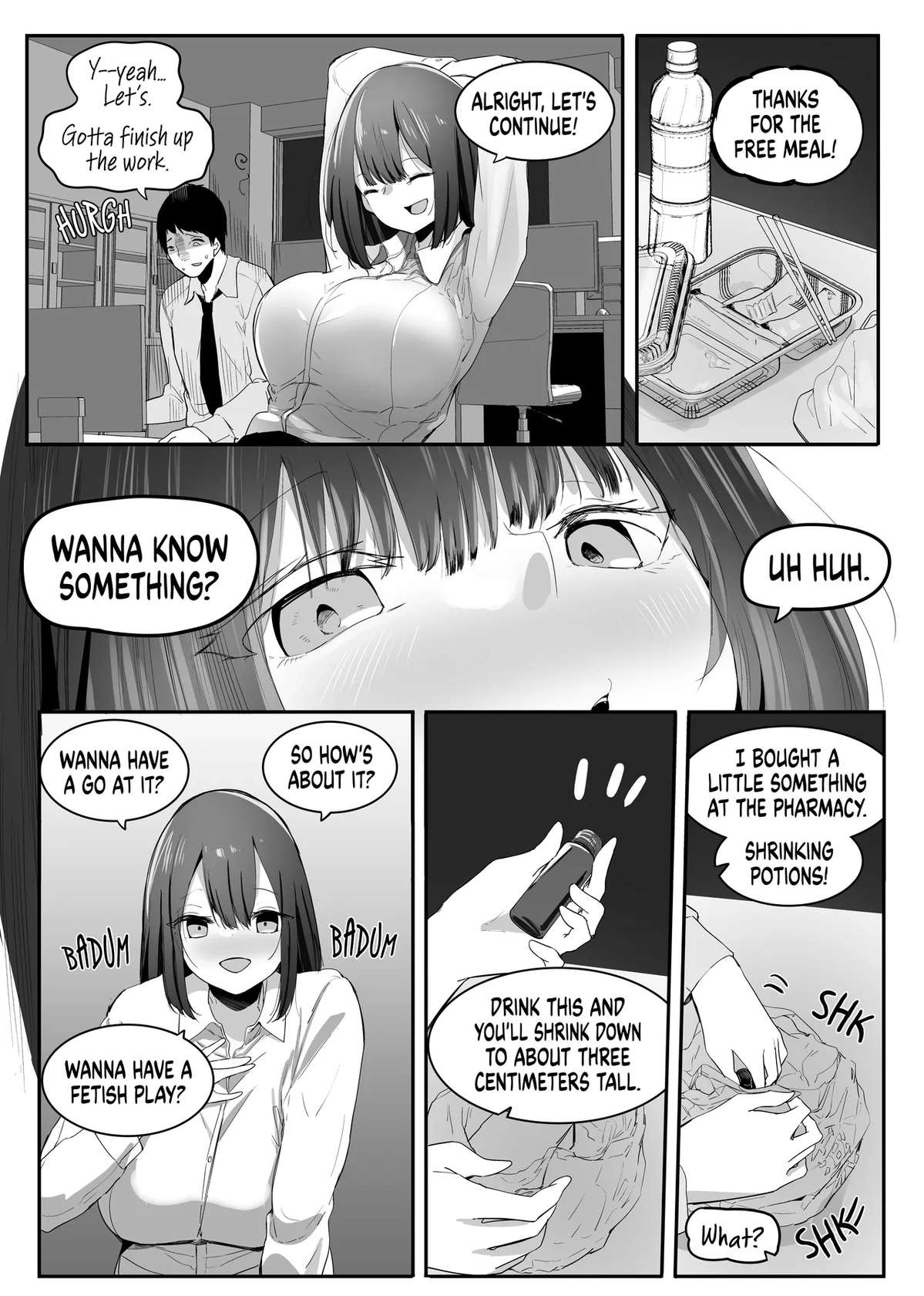 [Marushamo] Ore no Seiheki ga Kouhai ni Baretara Kouhai mo Onaji Seiheki datta | She Knows My Sexual Secret [English]