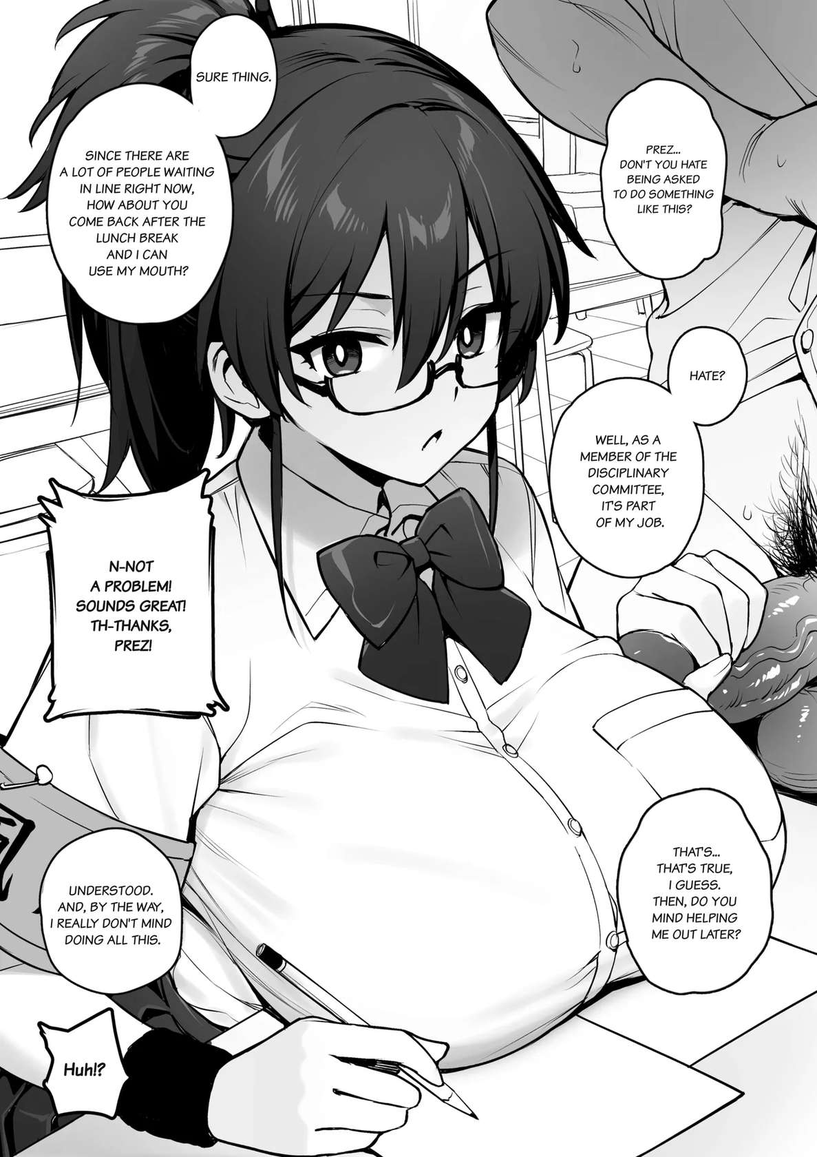 [TRY] About the New President of the Disciplinary Committee's Huge Tits