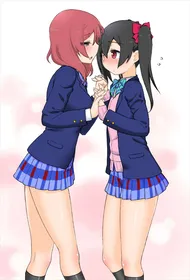 [CELTRANCE (Kogaku Kazuya)] Maki-chan ga Hajimete Nico-chan to Ecchi suru Hon (Futanari Ban) (Love Live!) [Chinese]