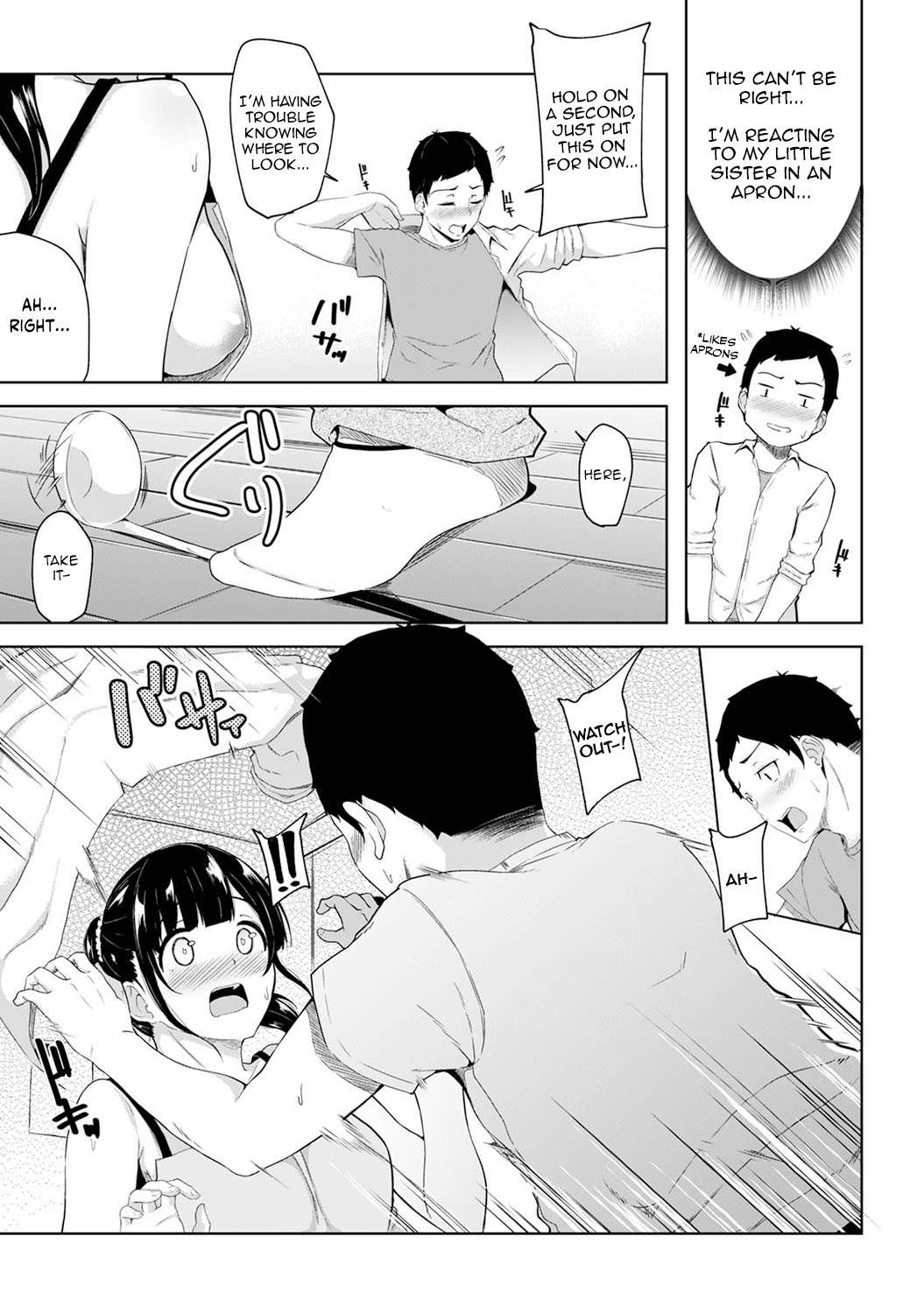 [Yuna] Asa Okitara Imouto ga Hadaka Apron Sugata datta node Hamete Mita | I Woke Up to my Naked Apron Sister and Tried Fucking Her Ch. 1-14 [English] [1 2 Translations]