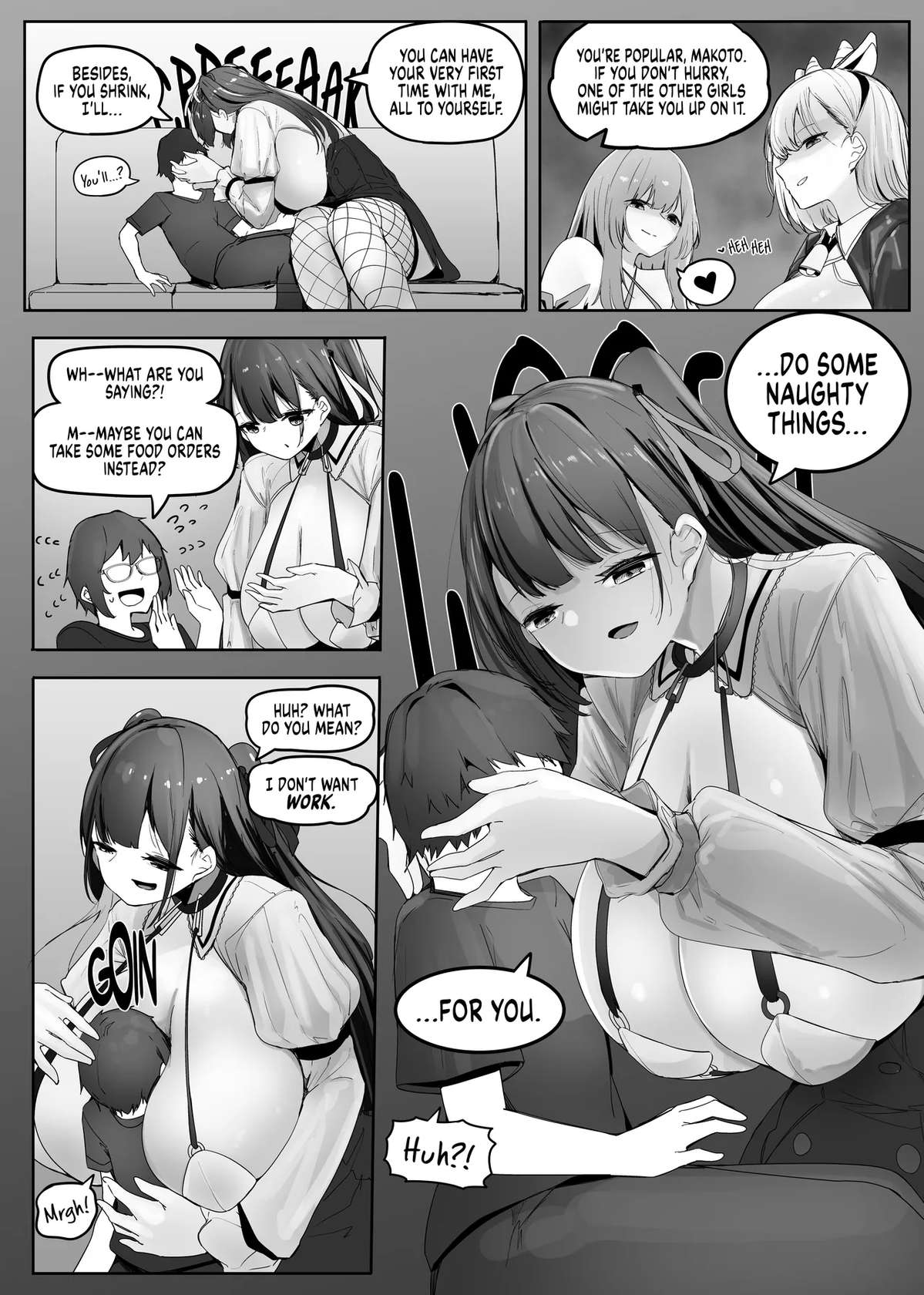 [Marushamo] All the girls in the store are big and yandere  [English] ongoing