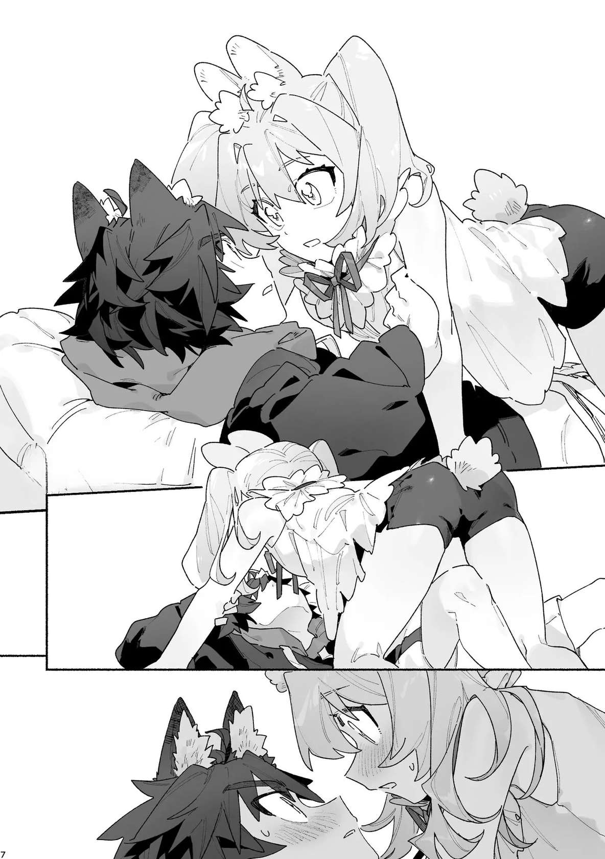 Boy For Bottom: Bunny Girl x Wolf Boy