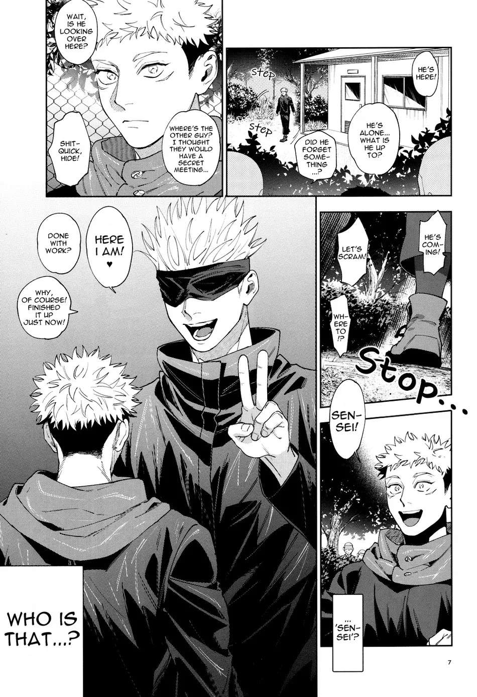 [Tomato (ccccc)] Totsujo Nyuubu Shitekita Danshi ga Erosugite Nanmo okoranai hazu ga naku – Jujutsu Kaisen dj [Eng]