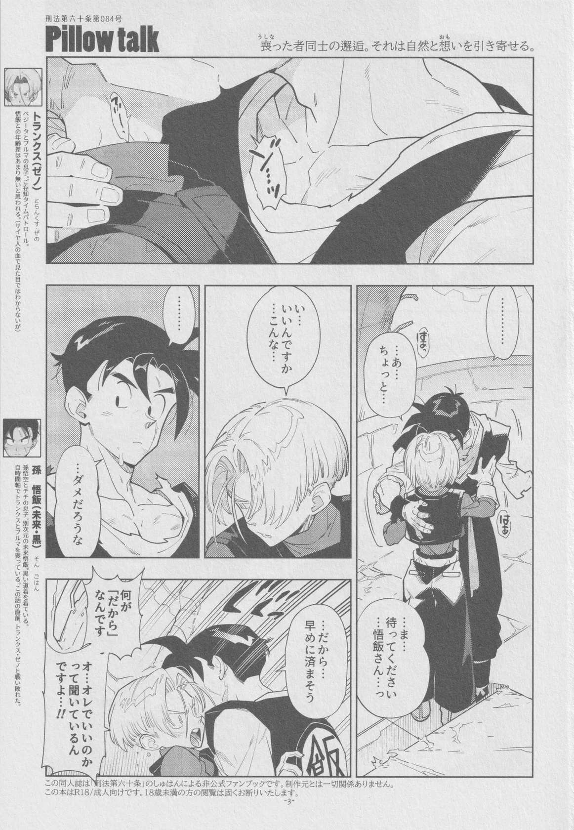 (DRAGON Geki 5) [Article 60 of Criminal Code (Shuhan)] Pillow talk (Dragon Ball Z)