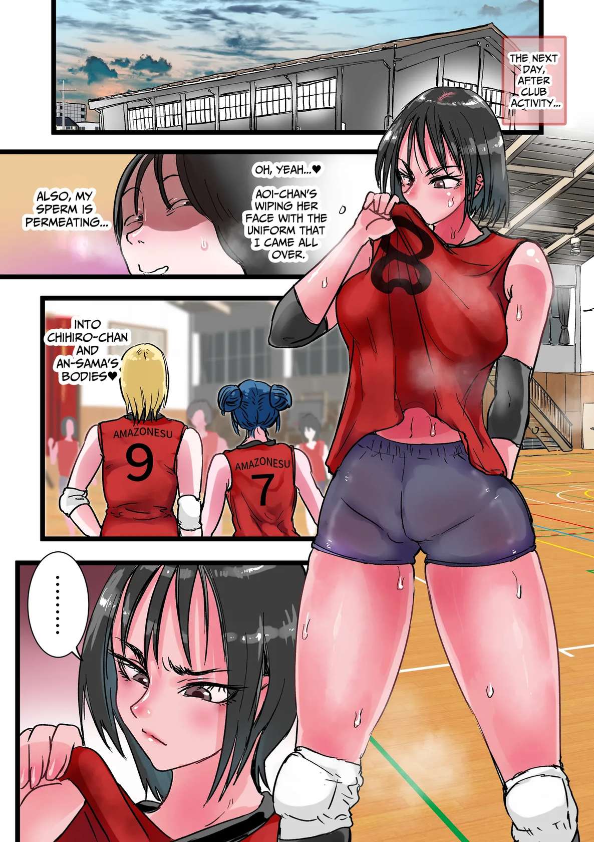 [Amagyappa (Amane-san)] Harem Volley-bu Seishori Manager | Harem Volleyball Club's Sex Relief Manager [English] [Solid Rose]