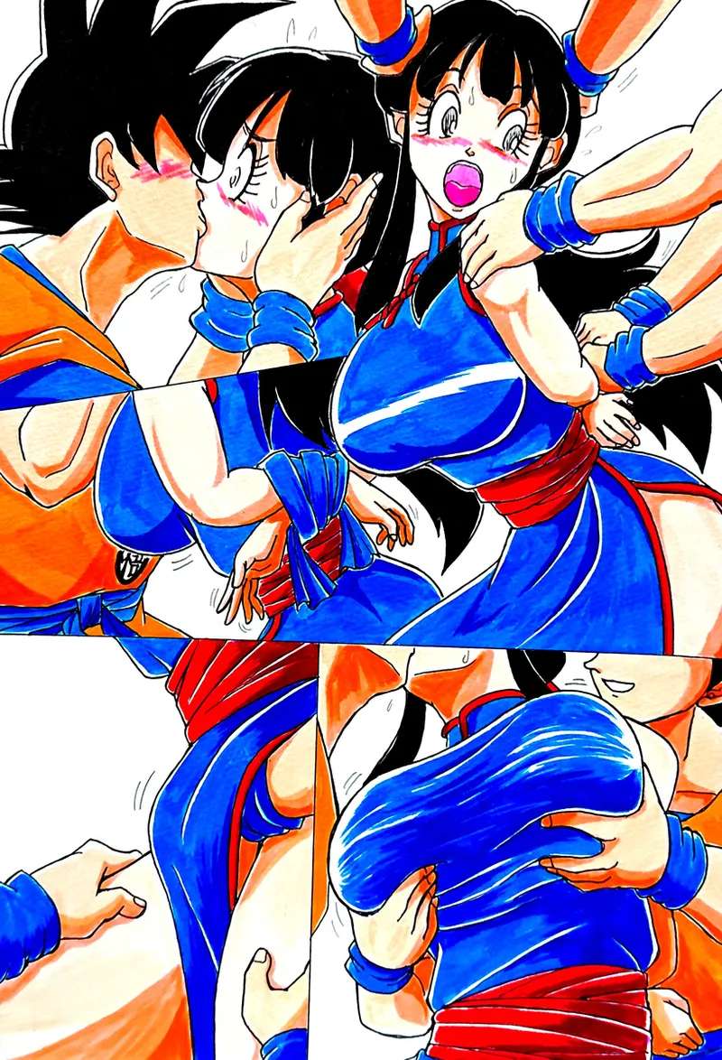 Goku and chichi training(randon)