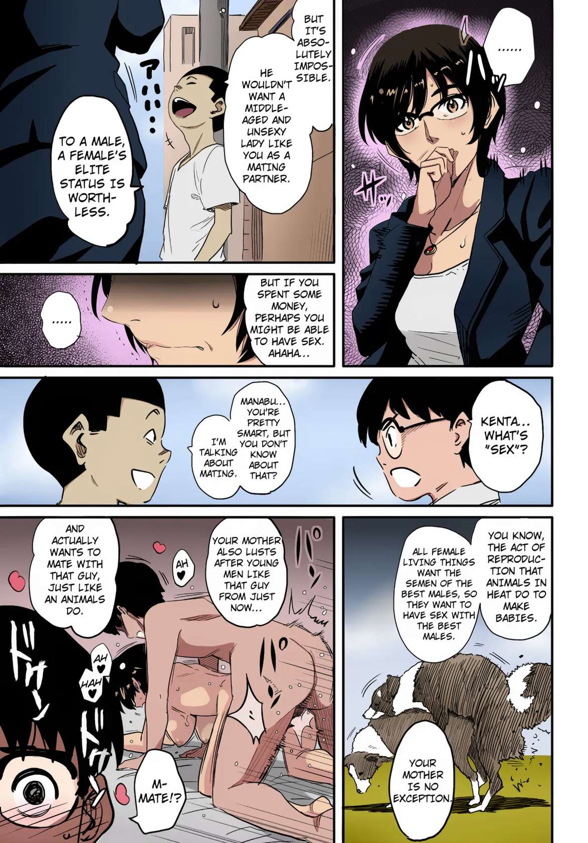 [Hana Hook] Hahaoya Shikkaku Elite Oyako no M Buta Netorare Tenraku Jinsei [English][Colorized][Erocolor](Ongoing)