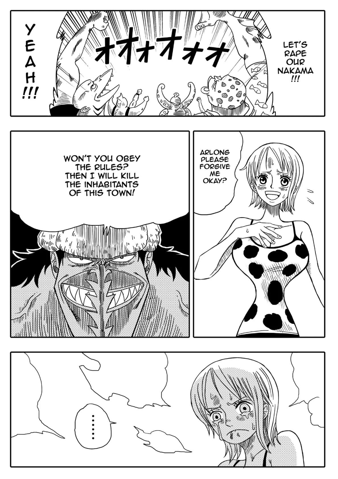 [Yamamotodoujinshi] Nami vs Arlong [English] Uncensored