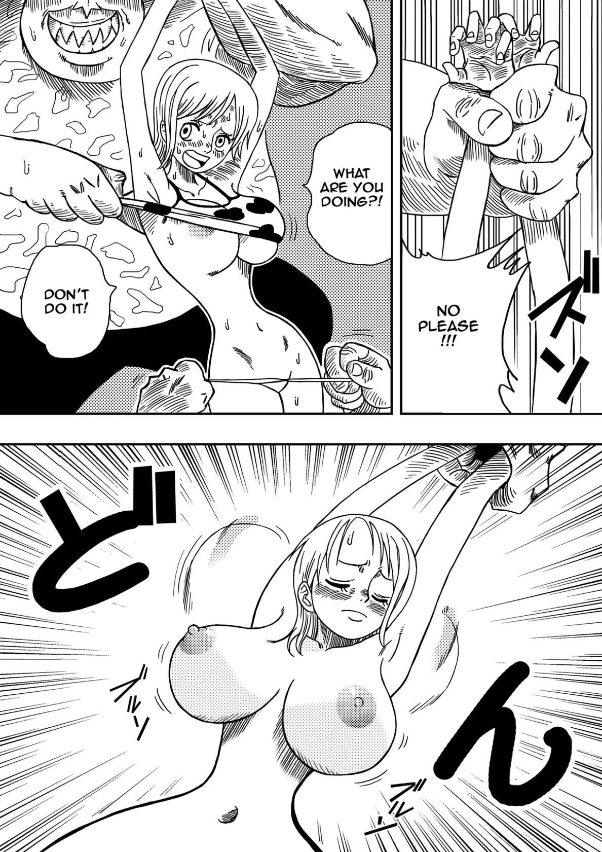 [Yamamotodoujinshi] Nami vs Arlong [English] Uncensored