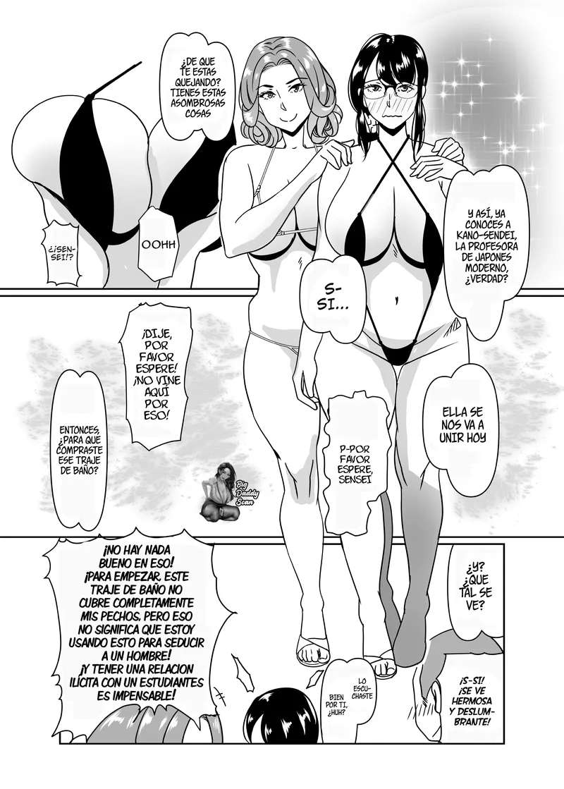 [Hamasei (Tetsukui)] Poolside de Sensei-tachi to Tanoshindemasu 2 | Divirtiendome Con Las Profesoras Junto A La Piscina (2) [Spanish] [BigDaddy Scan] [Digital]