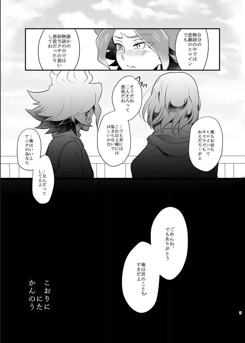 [monotone (Monomorai Monoto)] 氷に似た感応 (Inazuma Eleven) [Digital]