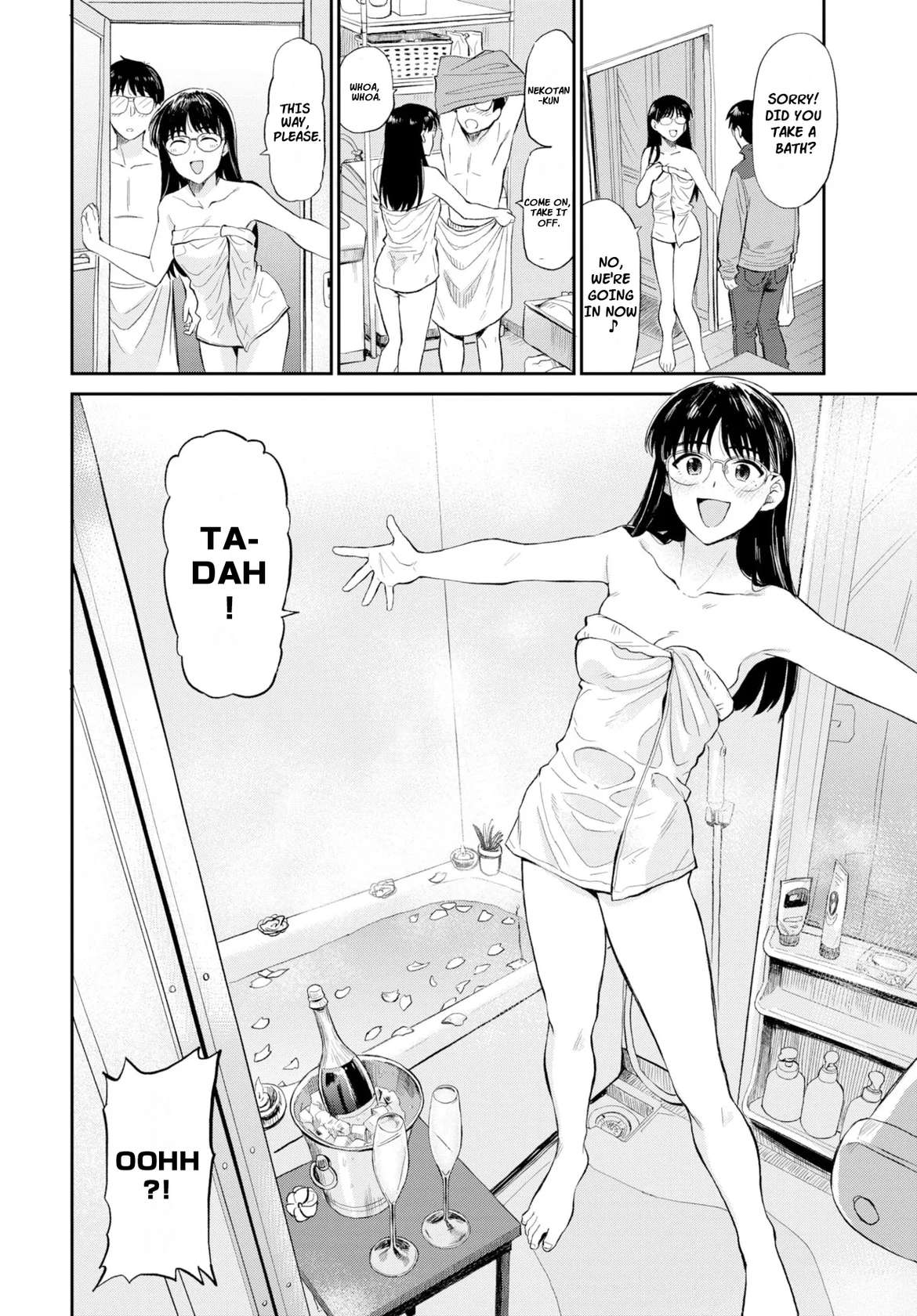 [Hatimoto] Ofuro de Party Time | Party Time In The Bath (COMIC BAVEL 2021-06) [English] [Digital] [Horai]