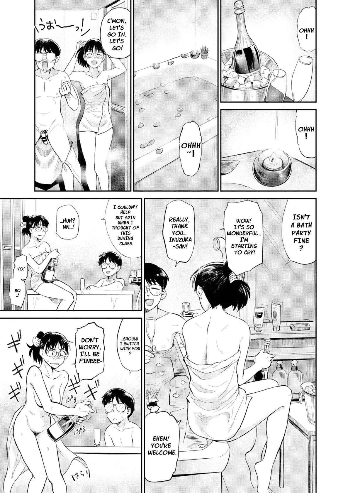 [Hatimoto] Ofuro de Party Time | Party Time In The Bath (COMIC BAVEL 2021-06) [English] [Digital] [Horai]