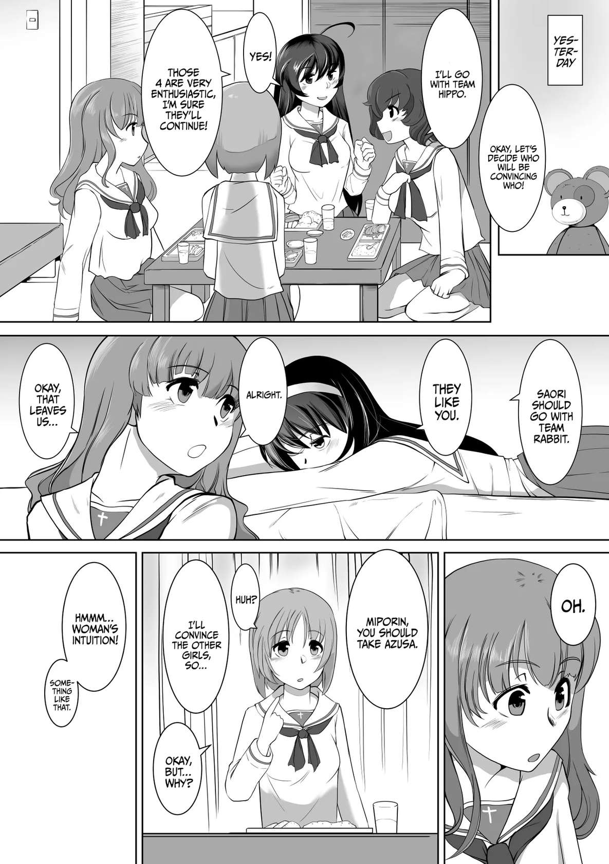 [Trapezohedron (Jimador)] Saimin Zecchou Rabbit /  Rabbit Climaxes While Hypnotized (Girls und Panzer) [Digital] [English] {Doujins.com}