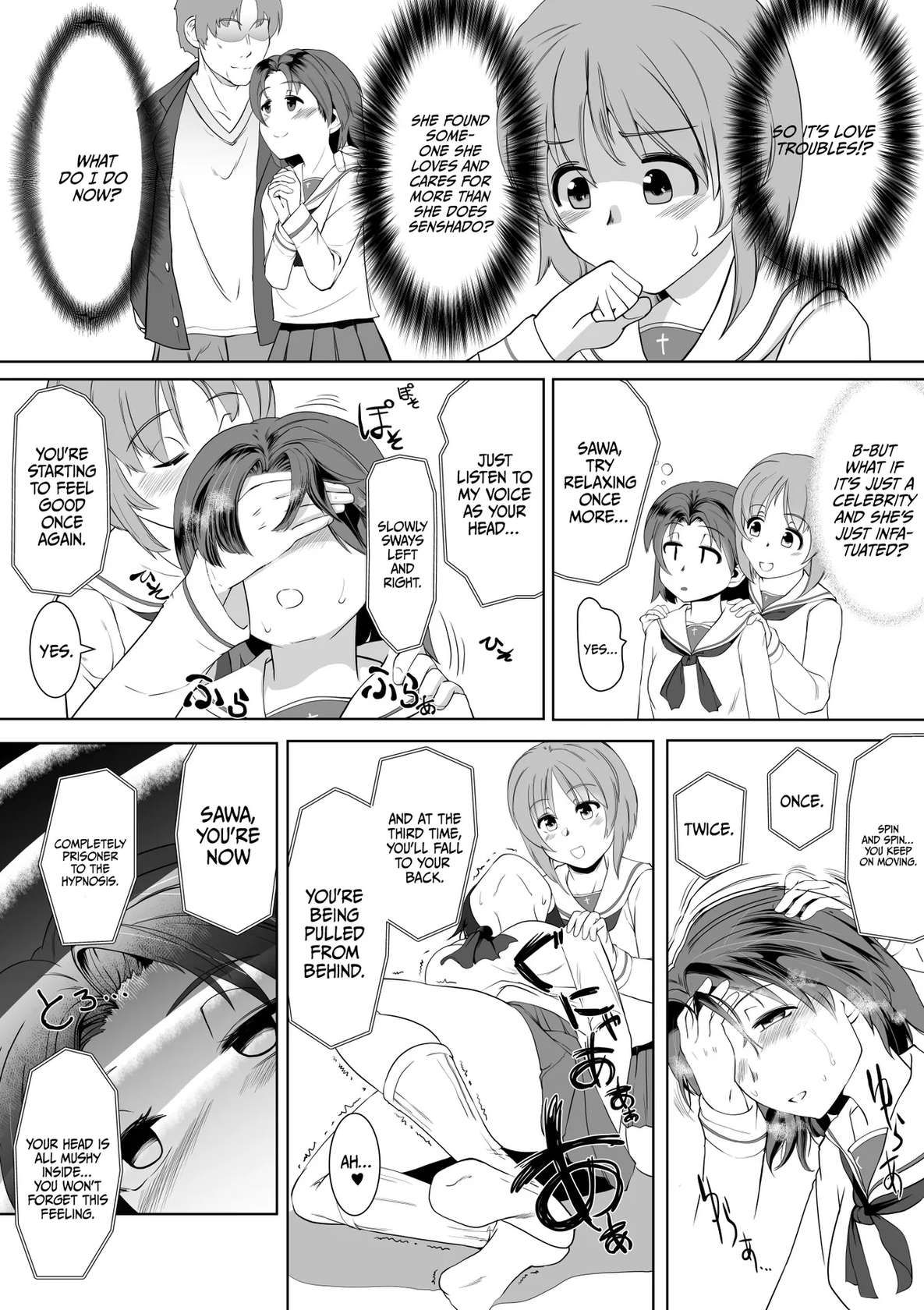 [Trapezohedron (Jimador)] Saimin Zecchou Rabbit /  Rabbit Climaxes While Hypnotized (Girls und Panzer) [Digital] [English] {Doujins.com}