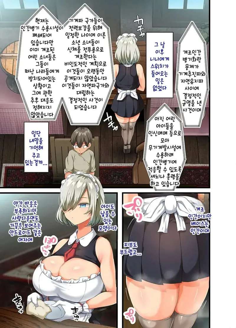 [TORYA! (YAC)] When I picked up a busty beautiful girl of human weapon that was used after the war and brought it home.2 [Korean]