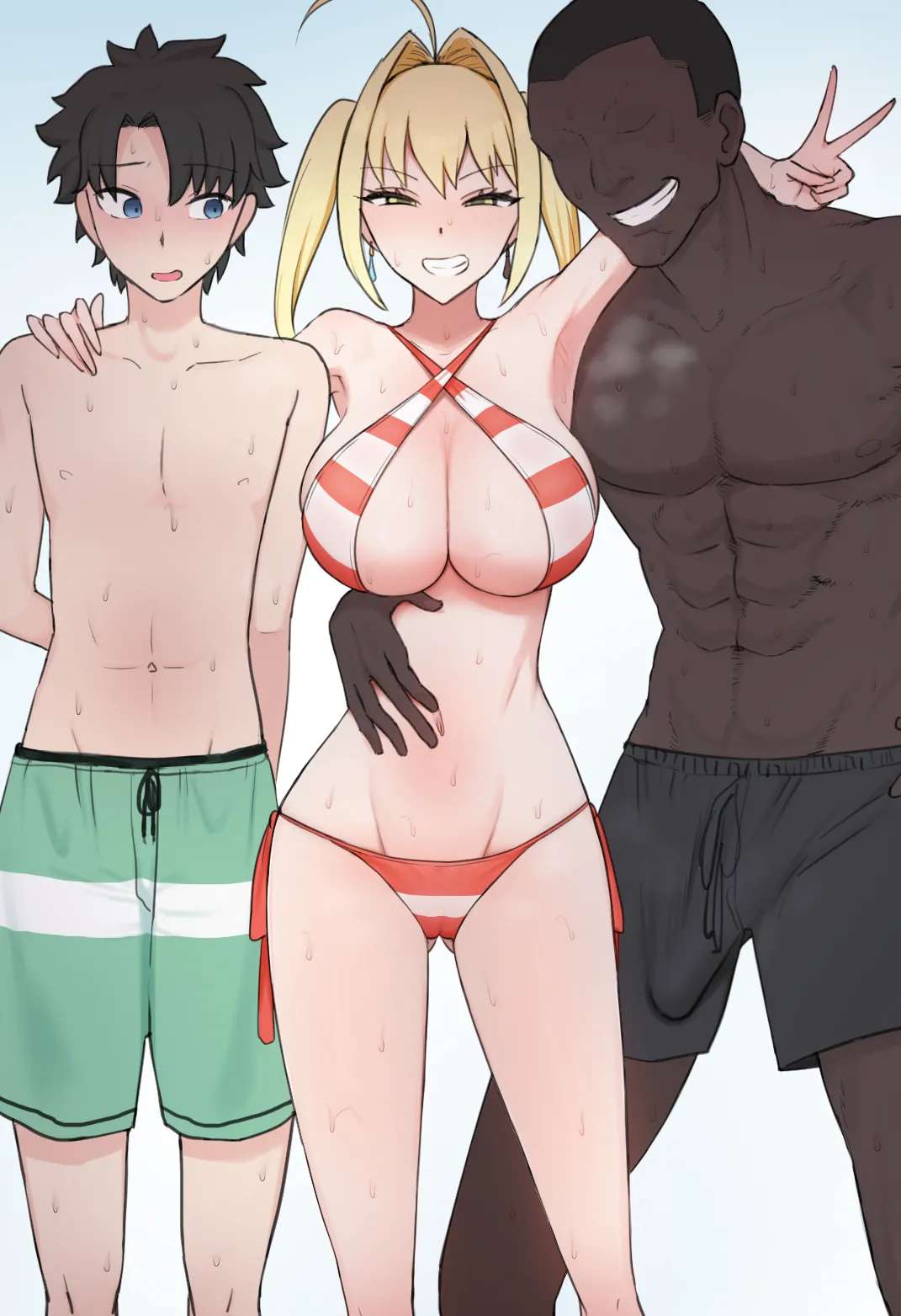 [Giga] Nero×BBC Uwaki H Misetsuke (Fate/Grand Order)