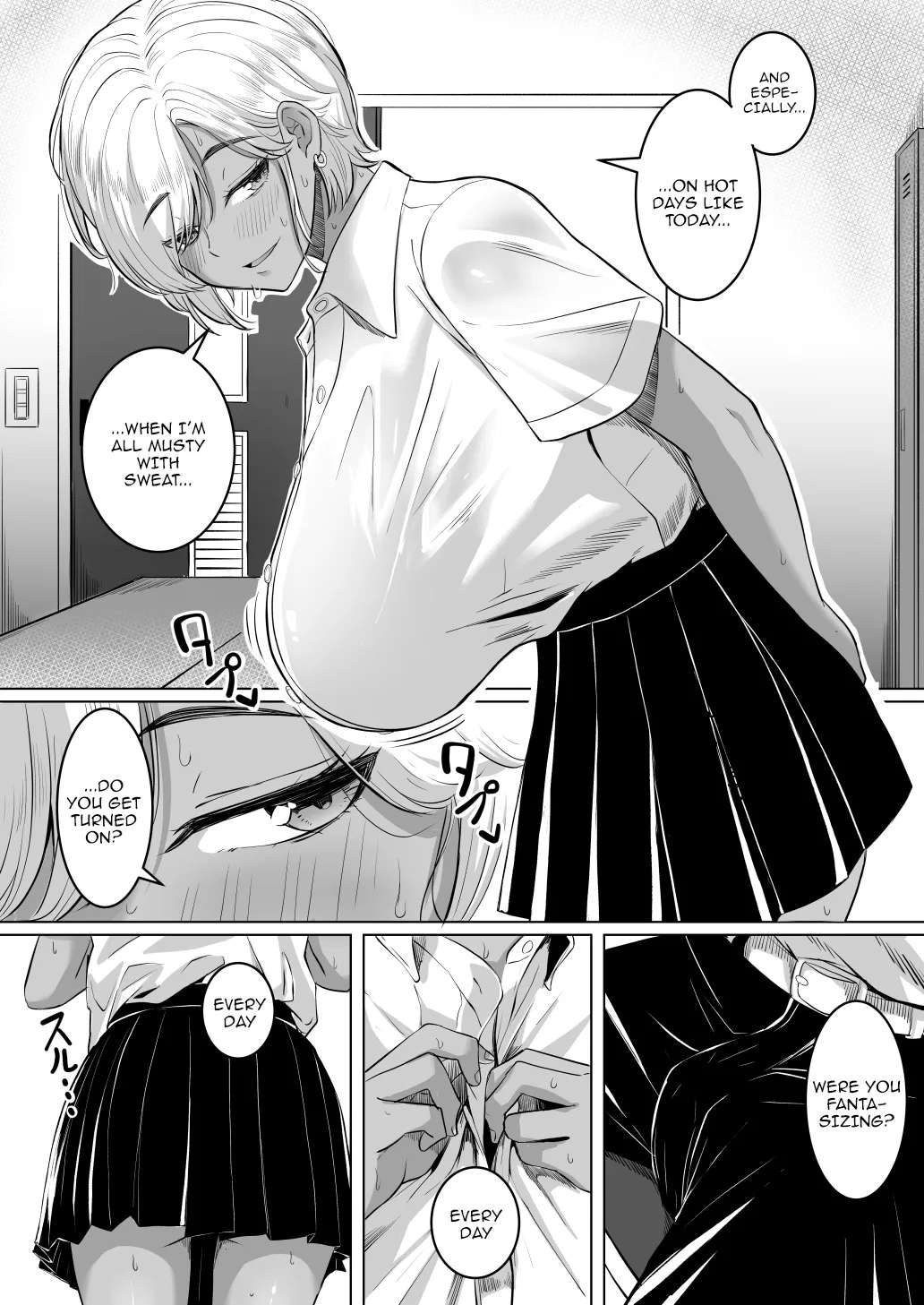 [Kurogoma Seizou Koujou (Goma Gorilla)] Senpai no Muwaa o Boku wa Mitai | I Wanna See Senpai's Stuffy, Steamy Place [English] {Doujins.com}