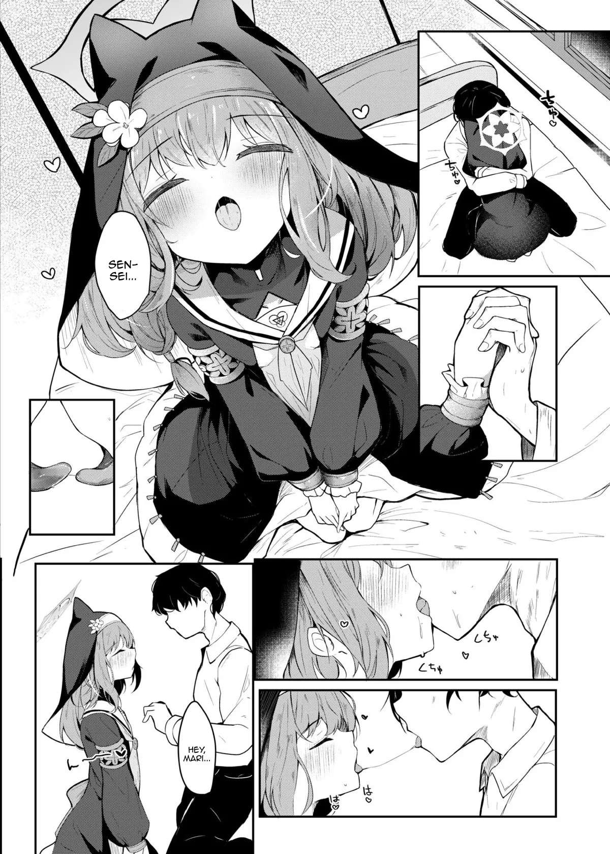 [Atelier Hinata (Hinata Yuu)] Mari to Okuchi Ecchi - Okuchi H with MARI dicribe only sex using mouth | Oral Sex With Mari (Blue Archive) [English] {Doujins.com} [Digital]