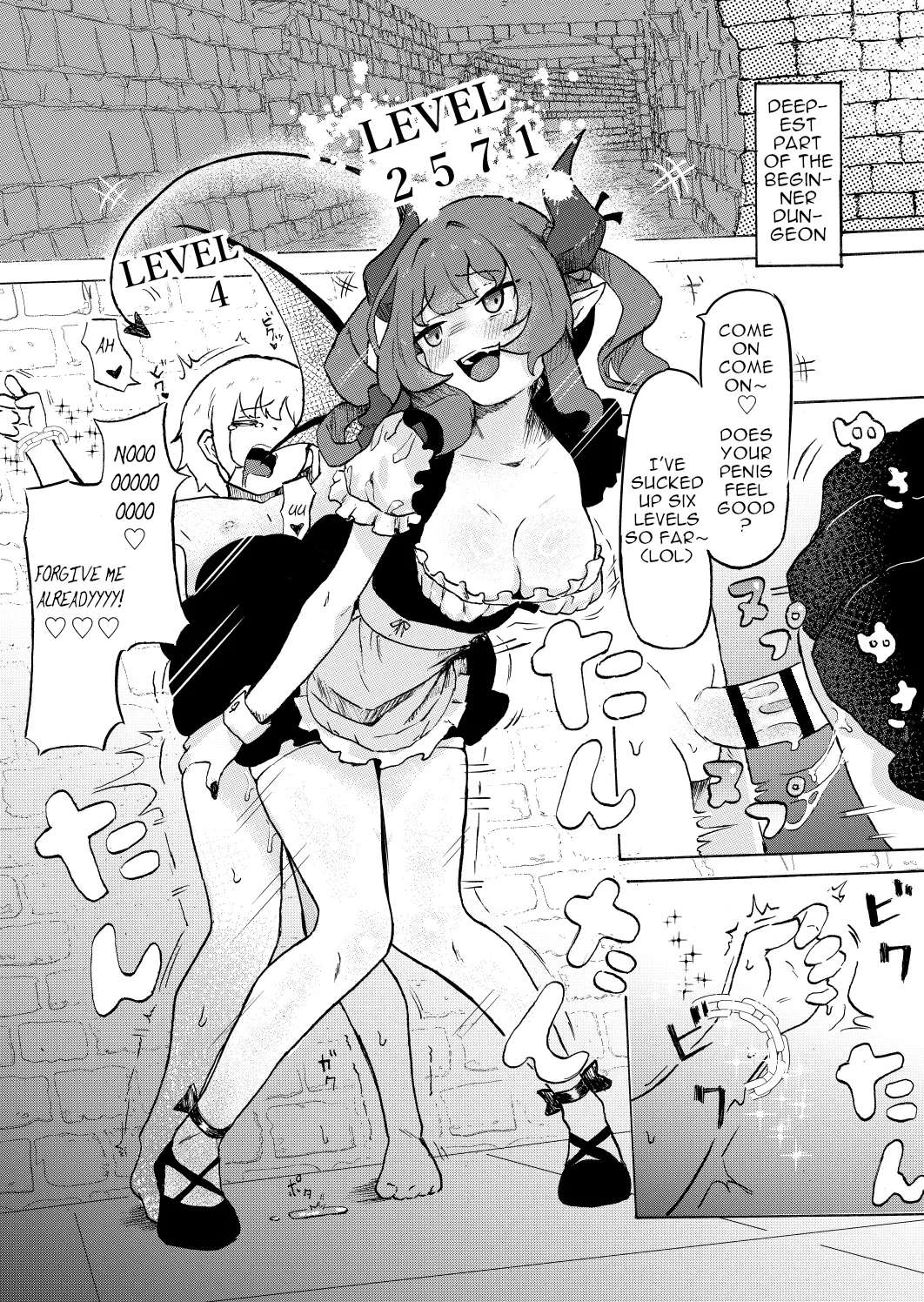 [Permission (Zandoro)] Joukyuu Succubus ni Shoshinsha Gari sare Keikenchi o Shiboritorareru Ohanashi | Story About a High-Ranking Succubus Hunting Beginners and Squeezing Out Their Experience Points [English]