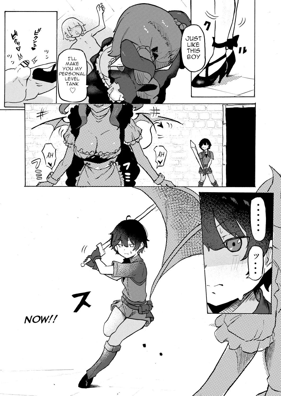 [Permission (Zandoro)] Joukyuu Succubus ni Shoshinsha Gari sare Keikenchi o Shiboritorareru Ohanashi | Story About a High-Ranking Succubus Hunting Beginners and Squeezing Out Their Experience Points [English]