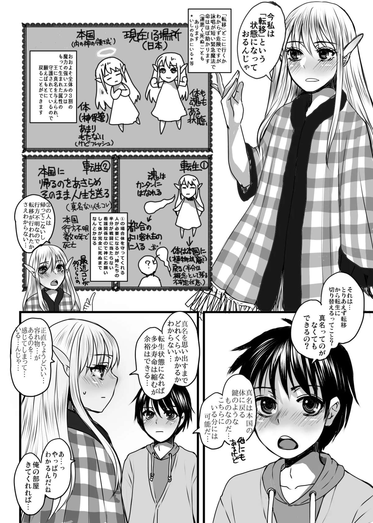 [Sarurururu (Doruriheko)] 128 sai no Elfga Uchi ni Tenseishitekita. Vol . 2 Dōkyohen