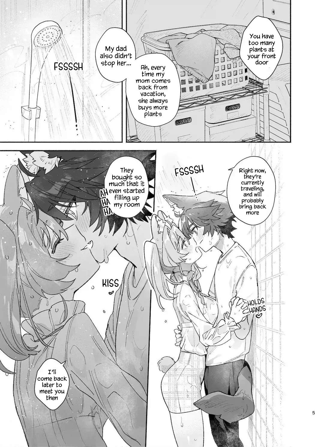 [UsachanGET] ♂ ga uke. Usagi-chan × ōkami-kun 2 | ♂ is the bottom. Rabbit-chan x Wolf-kun 2 [English] [Lunaslurp]